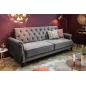 Sofa rozkładana MAISON BELLE AFFAIRE szary aksamit 220cm / 40083 Sofa rozkładana MAISON BELLE AFFAIRE szary aksamit 220cm / 40083