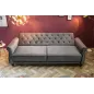 Sofa rozkładana MAISON BELLE AFFAIRE szary aksamit 220cm / 40083 Sofa rozkładana MAISON BELLE AFFAIRE szary aksamit 220cm / 40083