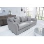 Invicta HEAVEN Sofa 3 osobowa lniana szara / 38936