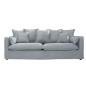 Invicta HEAVEN Sofa 3 osobowa lniana szara / 38936