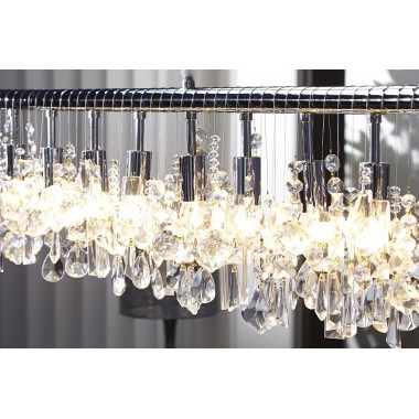 Lampa / Żyrandol DIAMONTS 9 płomieni / 124