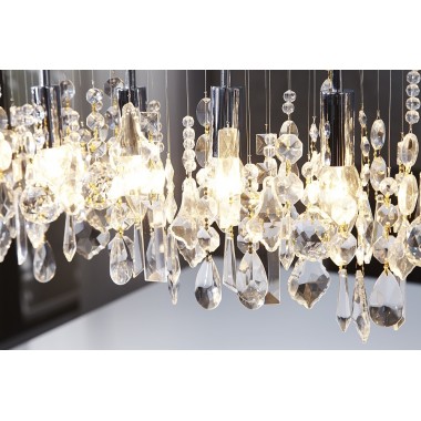 Lampa / Żyrandol DIAMONTS 9 płomieni / 124