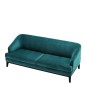 Eichholtz Sofa MONTEREY savona sea green velvet retro styl 195cm / SKU 112709