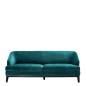 Eichholtz Sofa MONTEREY savona sea green velvet retro styl 195cm / SKU 112709