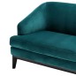 Eichholtz Sofa MONTEREY savona sea green velvet retro styl 195cm / SKU 112709