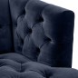 Sofa CASTELLE savona midnight blue velvet / pikowana