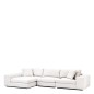 Sofa VISTA GRANDE Lounge avalon white / ognioodporna