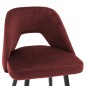 Krzesło Barowe  AVORIO / roche bordeaux velvet / 112052