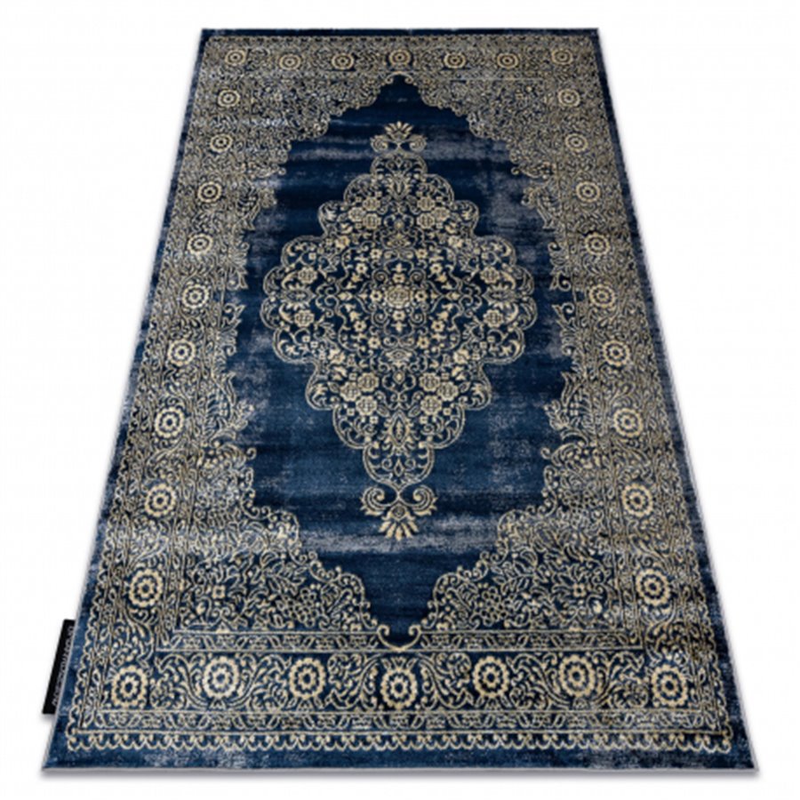 Dywan Luxor nowoczesny Ornament granatowo złoty 180 x 270cm / GR4400