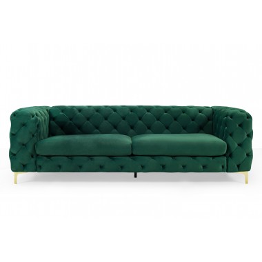 MODERN BAROCK Sofa  240 cm zielono złota / 39312