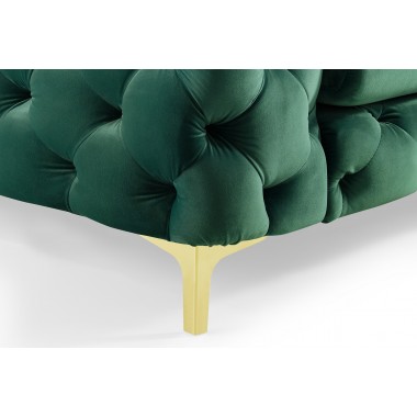 MODERN BAROCK Sofa  240 cm zielono złota / 39312