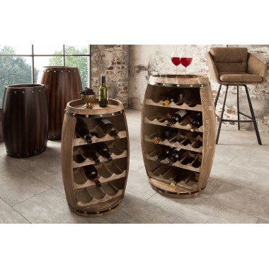 BODEGA Stojak /Barek  na wino 60 cm kolor naturalny / 38964