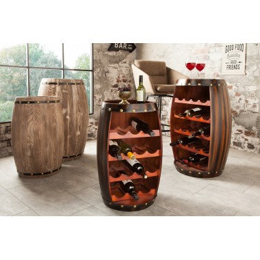 BODEGA Stojak /Barek  na wino 60 cm kolor naturalny / 38964