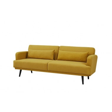 STUDIO Sofa 214cm z funkcją spania kolor musztardowy żółty / 39466