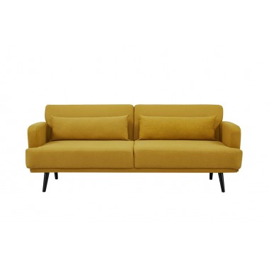 STUDIO Sofa 214cm z funkcją spania kolor musztardowy żółty / 39466